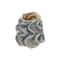 Hello Honey® Bloomingville 7.5" Blue & Ivory Organically Shaped Stoneware Vase